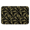 Military Guns Pattern Print Indoor Door Mat