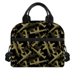 Military Guns Pattern Print Insulated Lunch Bag