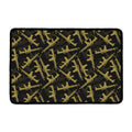 Military Guns Pattern Print Kitchen Mat