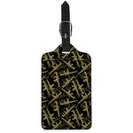 Military Guns Pattern Print Luggage Tag