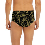 Military Guns Pattern Print Men's Briefs