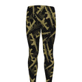 Military Guns Pattern Print Men's Leggings