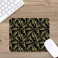 Military Guns Pattern Print Mouse Pad