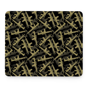 Military Guns Pattern Print Mouse Pad