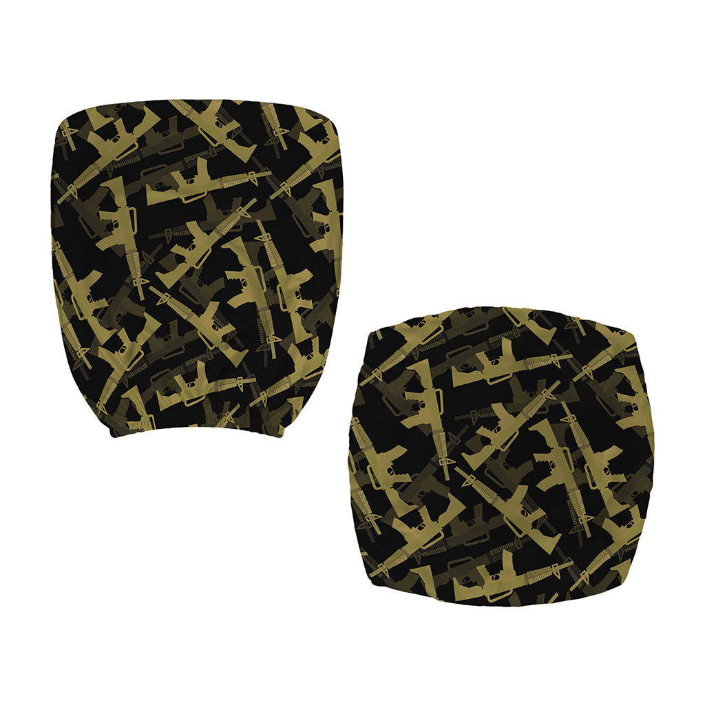 Military Guns Pattern Print Office Chair Cover