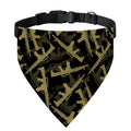 Military Guns Pattern Print Over The Collar Dog Bandana
