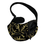 Military Guns Pattern Print Pet Sling Carrier