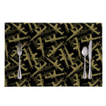Military Guns Pattern Print Placemat