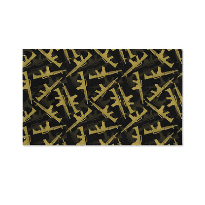 Military Guns Pattern Print Polyester Flag