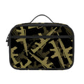 Military Guns Pattern Print Portable Lunch Bag