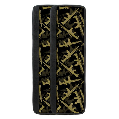 Military Guns Pattern Print Refrigerator Handle Covers