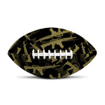 Military Guns Pattern Print Rugby Ball