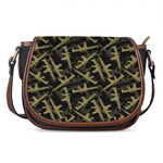 Military Guns Pattern Print Saddle Bag