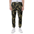 Military Guns Pattern Print Joggers