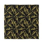 Military Guns Pattern Print Silk Bandana