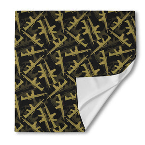 Military Guns Pattern Print Silk Bandana