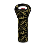Military Guns Pattern Print Single Neoprene Wine Tote