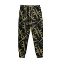 Military Guns Pattern Print Sweatpants