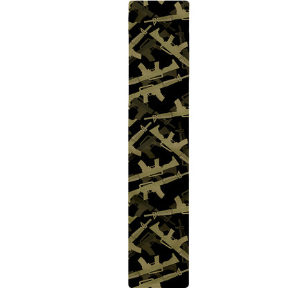 Military Guns Pattern Print Table Runner