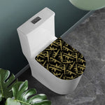 Military Guns Pattern Print Toilet Lid Cover