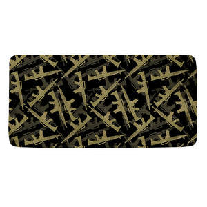 Military Guns Pattern Print Towel