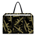 Military Guns Pattern Print Utility Tote Bag