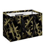 Military Guns Pattern Print Utility Tote Bag