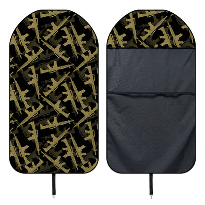 Military Guns Pattern Print Waterproof Car Seat Cover