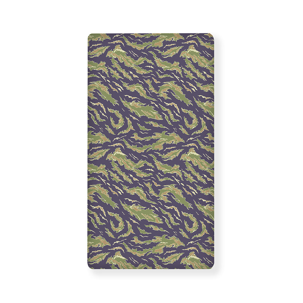 Military Tiger Stripe Camouflage Print Baby Crib Sheet