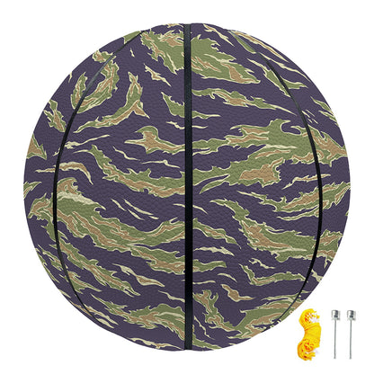 Military Tiger Stripe Camouflage Print Basketball