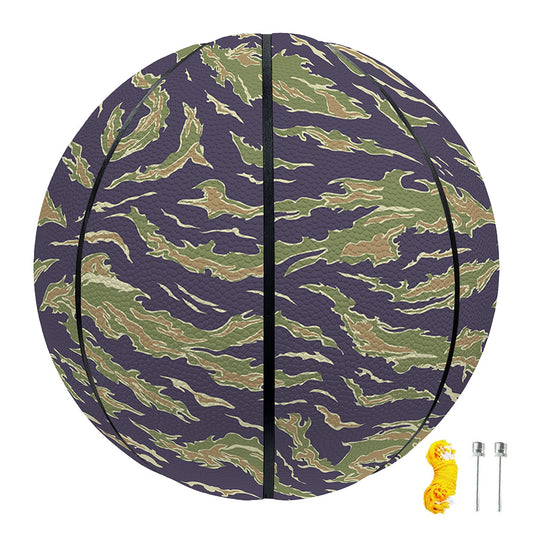 Military Tiger Stripe Camouflage Print Basketball