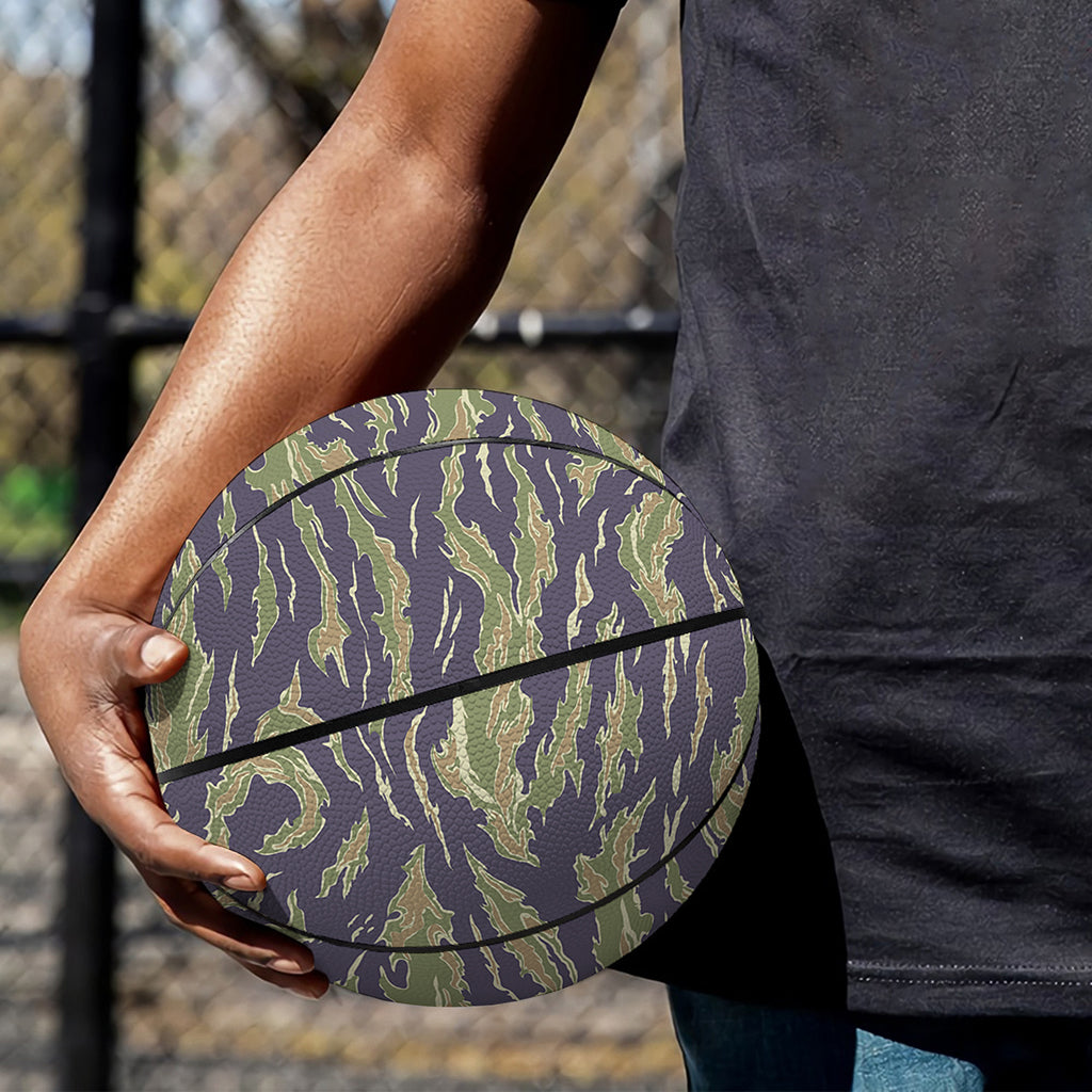 Military Tiger Stripe Camouflage Print Basketball