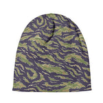 Military Tiger Stripe Camouflage Print Beanie