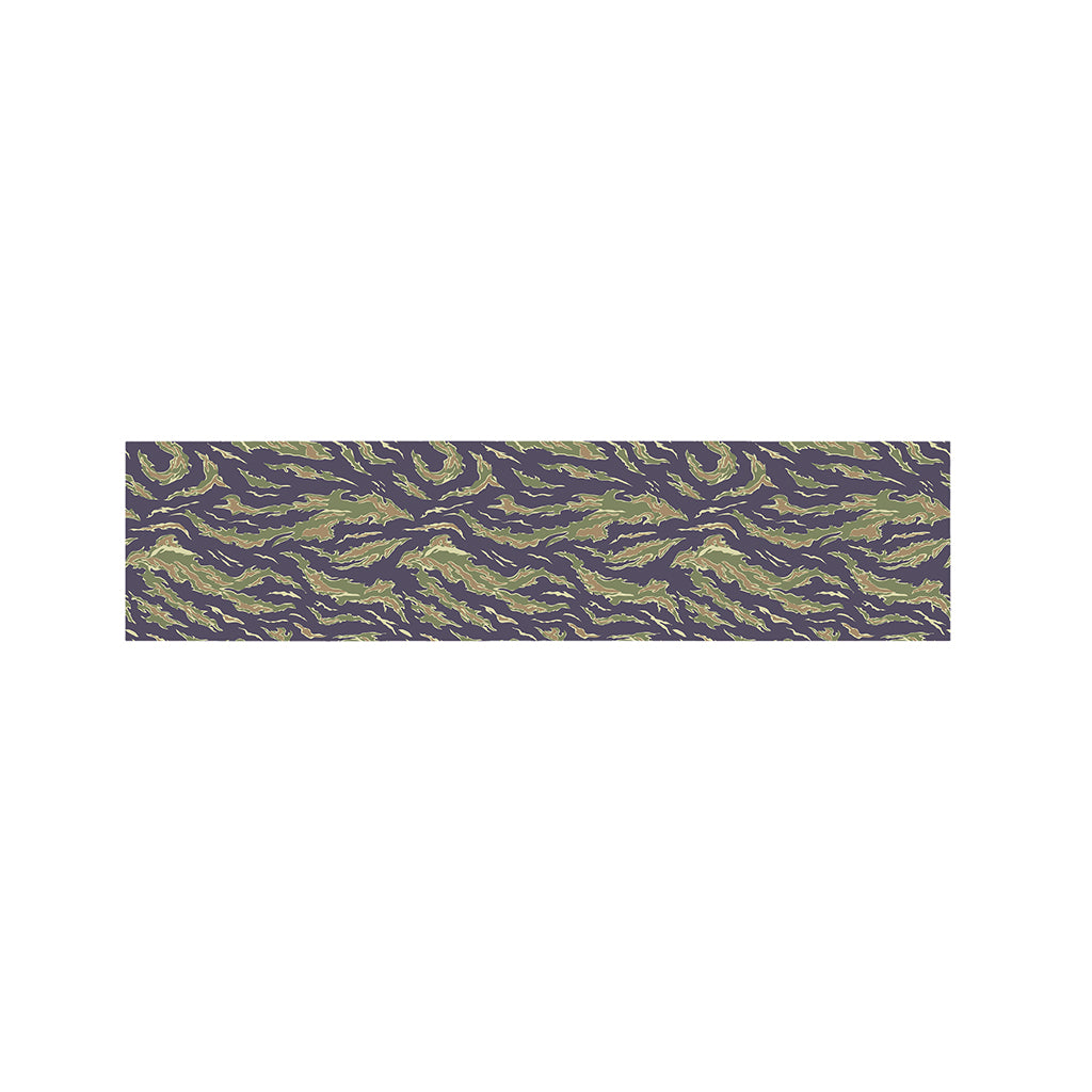Military Tiger Stripe Camouflage Print Bed Runner