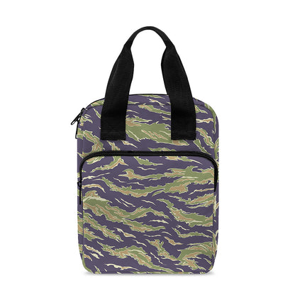 Military Tiger Stripe Camouflage Print Bible Tote Bag