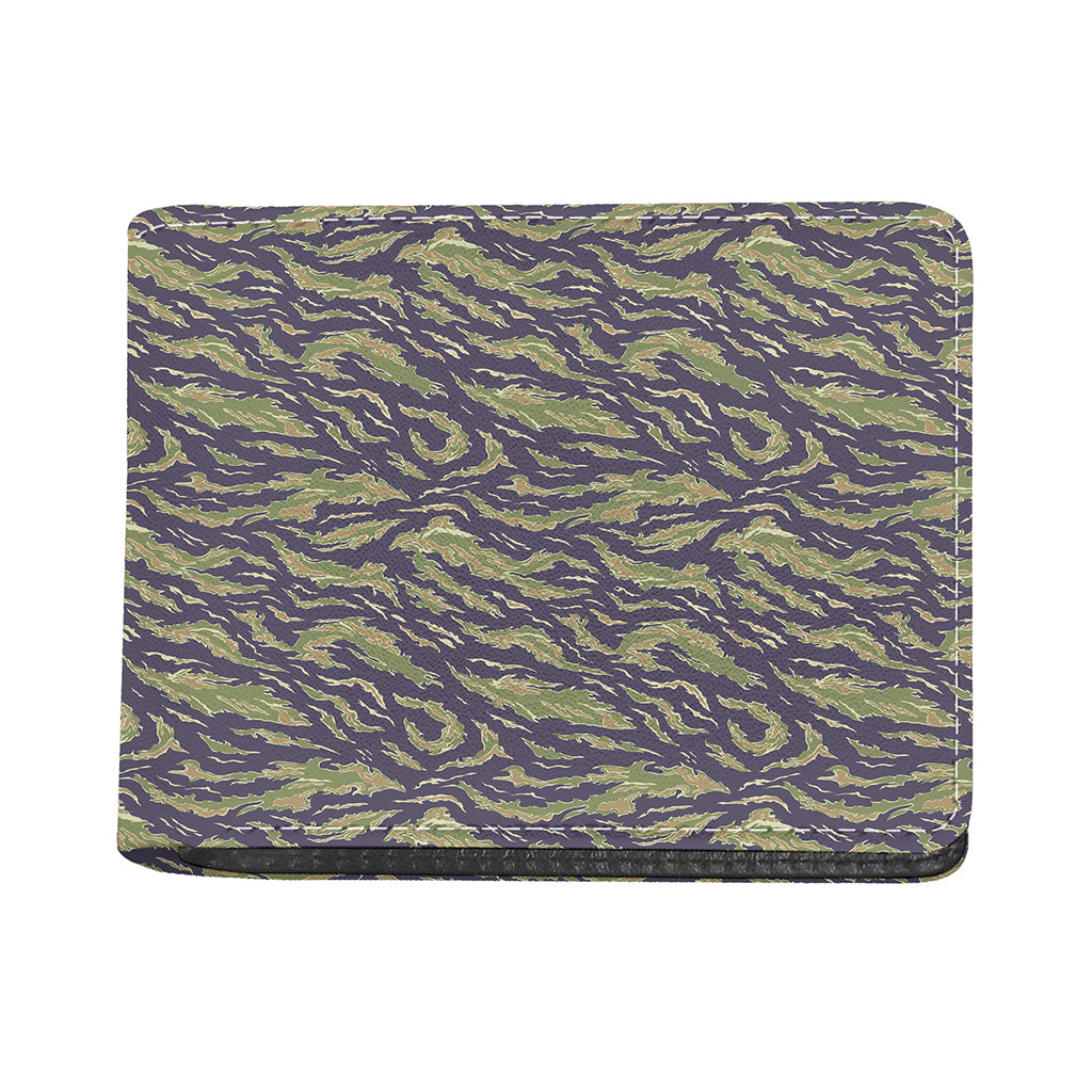 Military Tiger Stripe Camouflage Print Bifold Wallet