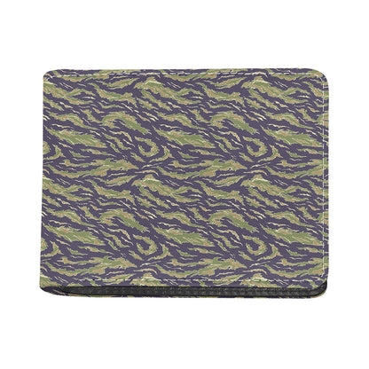 Military Tiger Stripe Camouflage Print Bifold Wallet