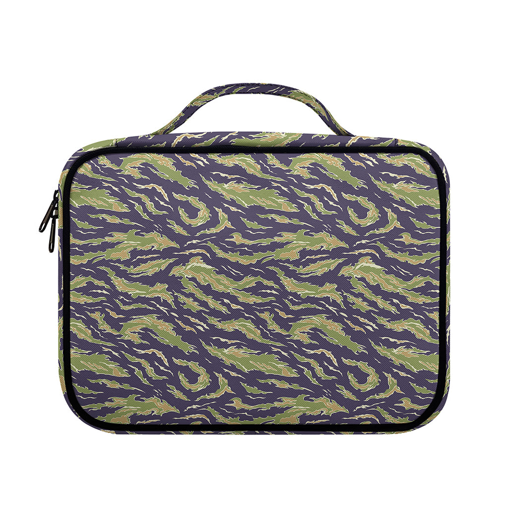 Military Tiger Stripe Camouflage Print Briefcase Bible Bag