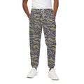 Military Tiger Stripe Camouflage Print Cotton Sweatpants