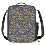 Military Tiger Stripe Camouflage Print Crossbody Lunch Bag
