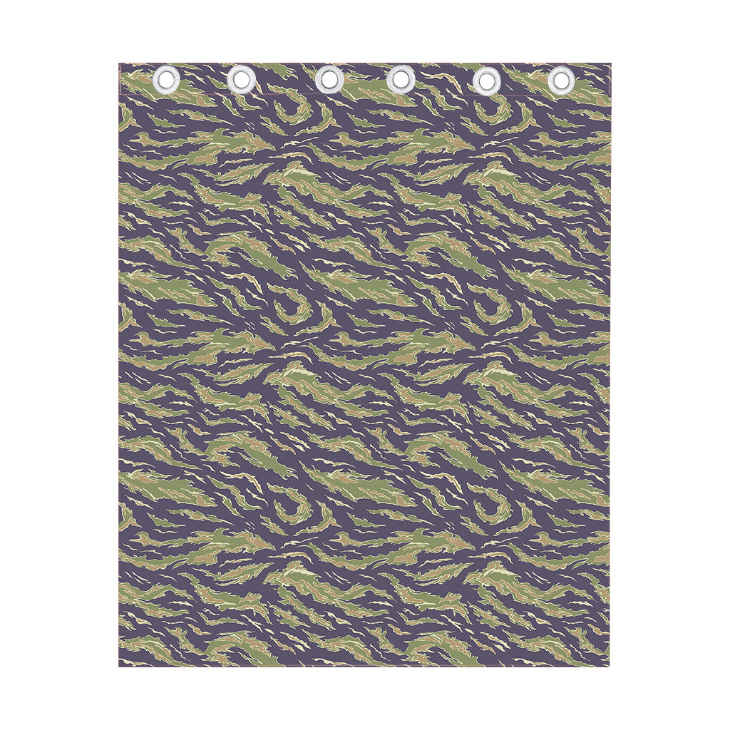 Military Tiger Stripe Camouflage Print Curtain