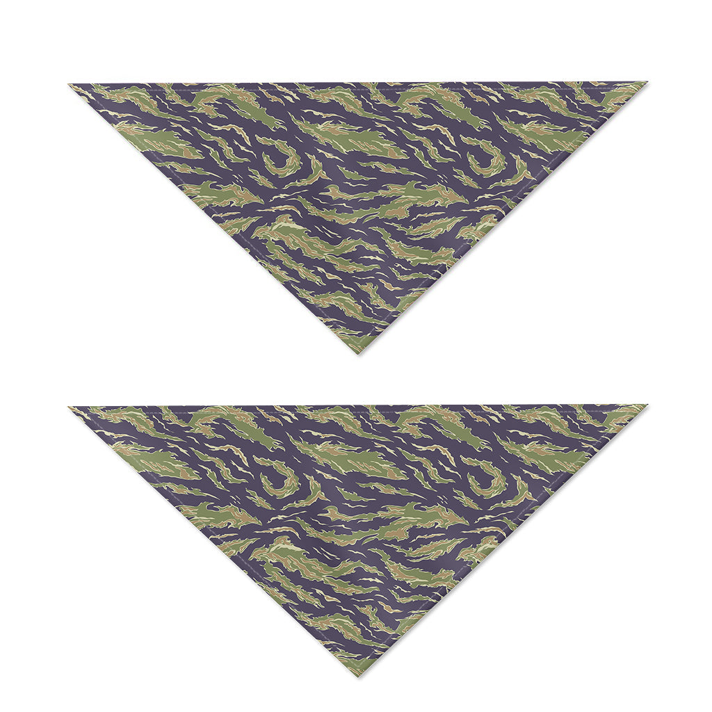 Military Tiger Stripe Camouflage Print Dog Bandana