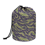 Military Tiger Stripe Camouflage Print Drawstring Makeup Bag