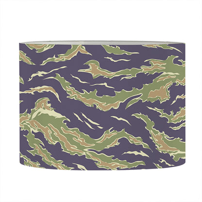 Military Tiger Stripe Camouflage Print Drum Lamp Shade