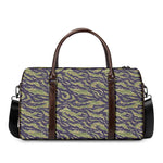 Military Tiger Stripe Camouflage Print Duffle Bag