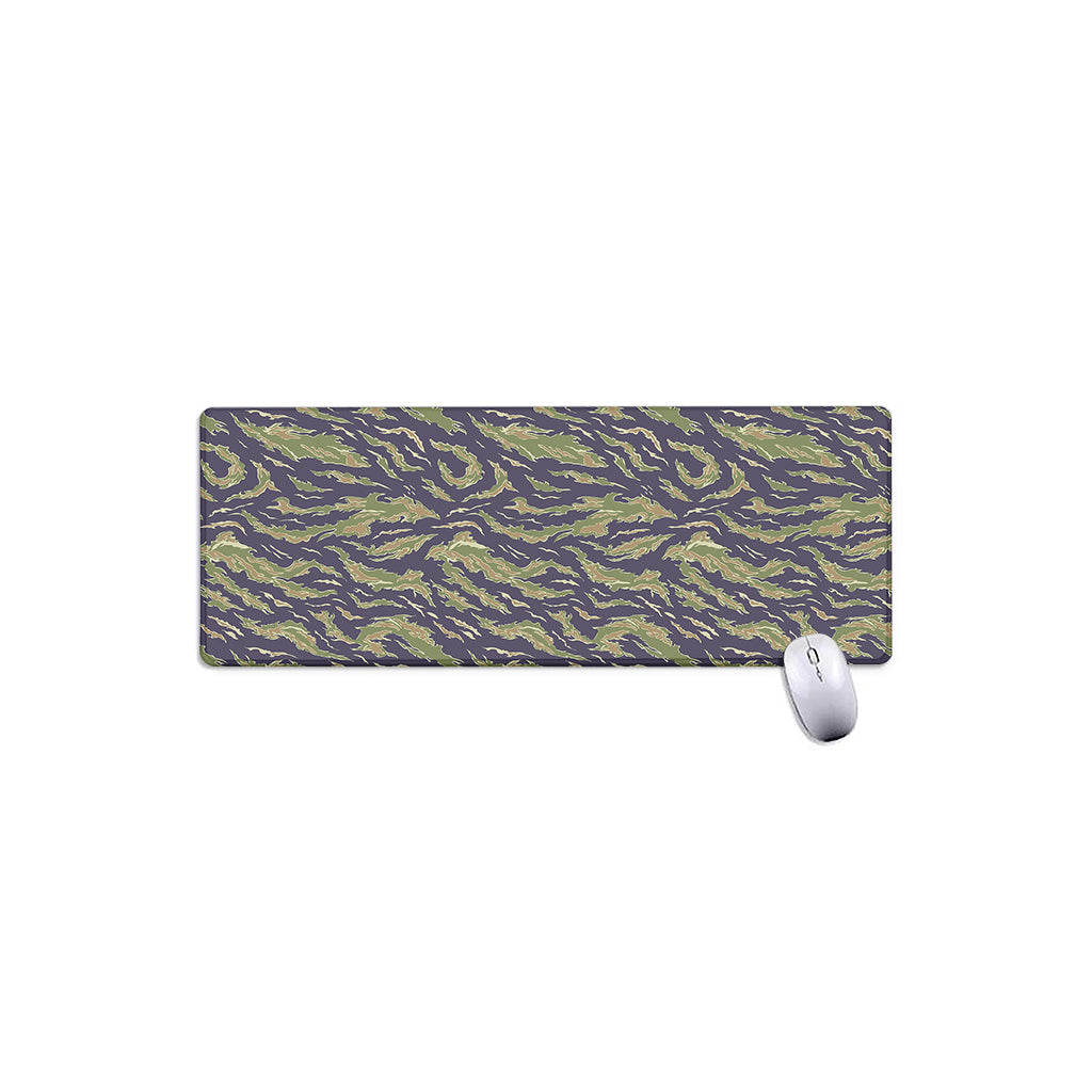 Military Tiger Stripe Camouflage Print Extended Mouse Pad