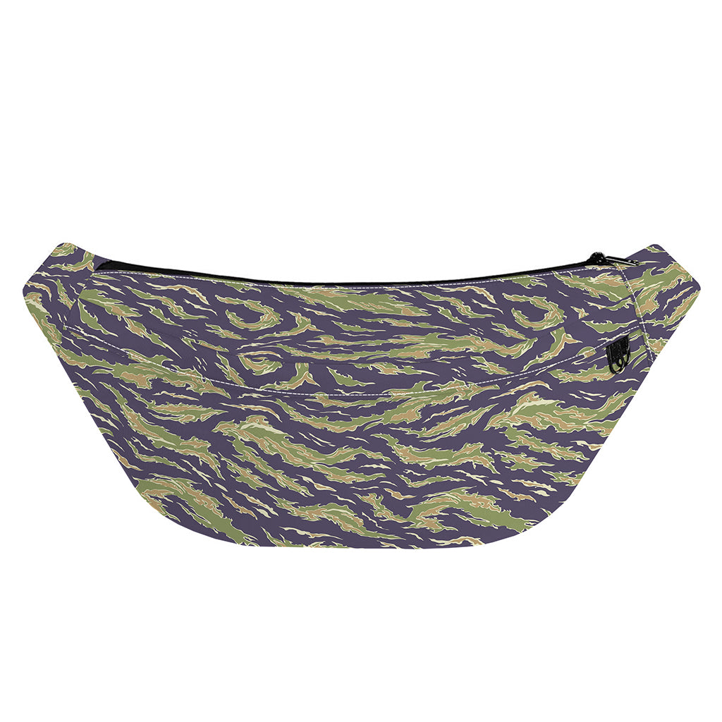 Military Tiger Stripe Camouflage Print Fanny Pack