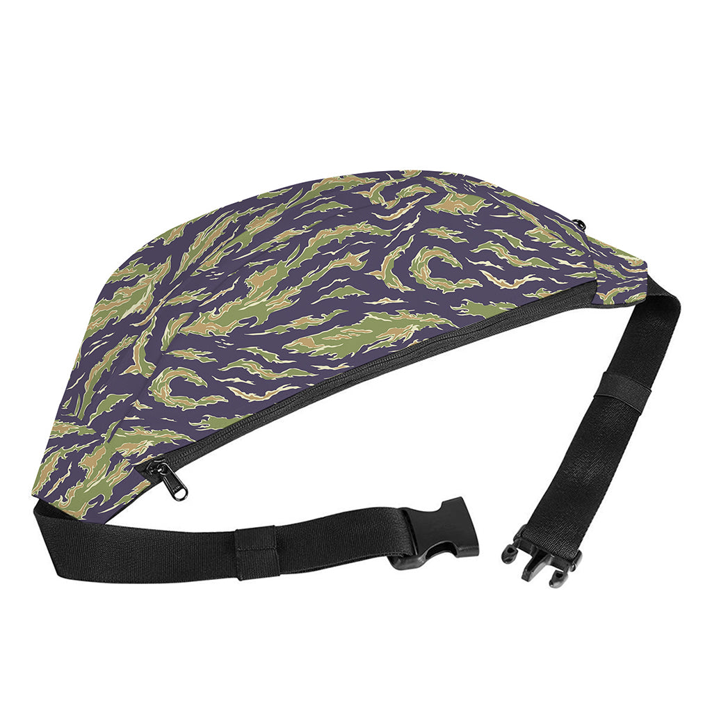 Military Tiger Stripe Camouflage Print Fanny Pack