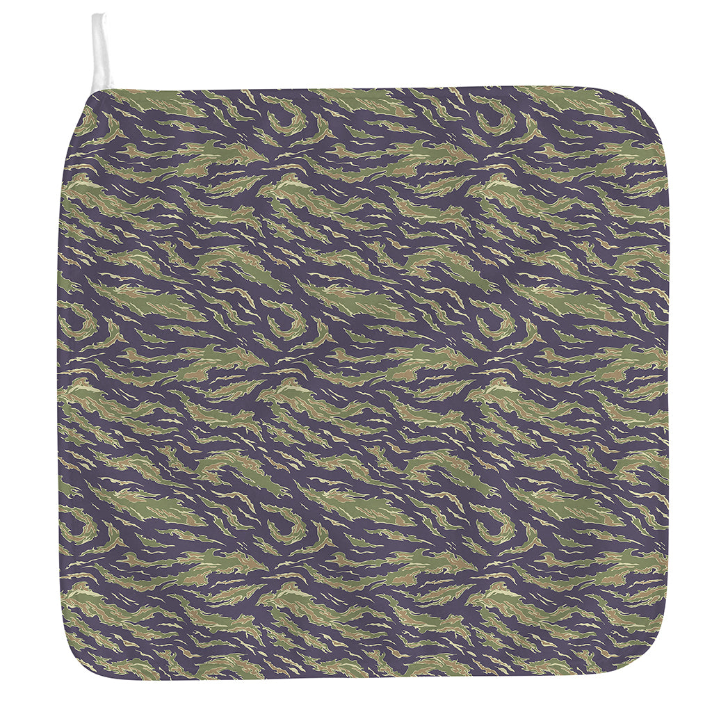 Military Tiger Stripe Camouflage Print Hand Towel