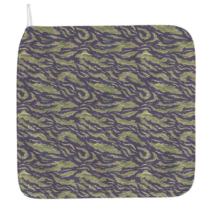 Military Tiger Stripe Camouflage Print Hand Towel